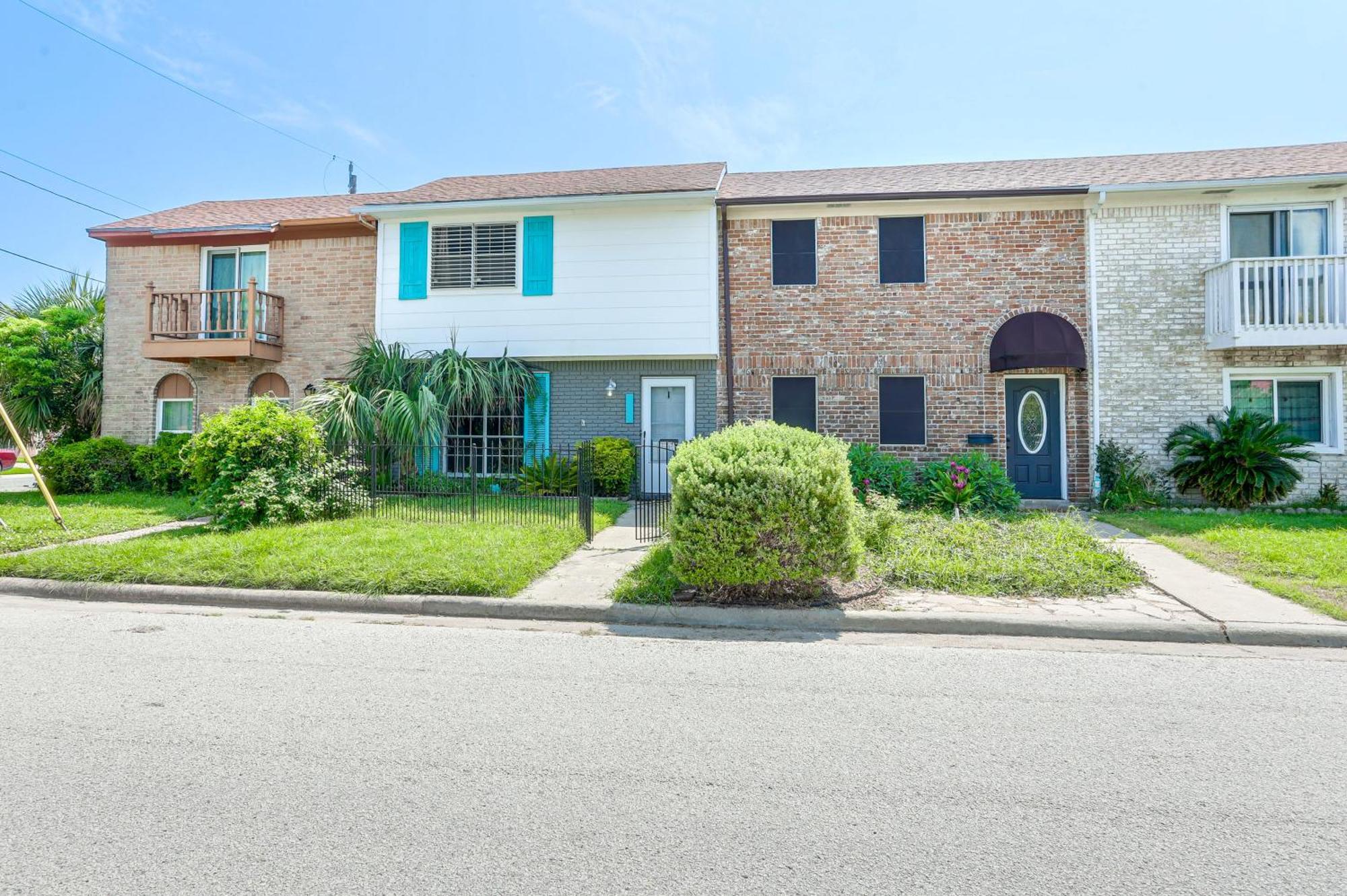 Townhome Near Beach In Galveston Furnished Patio! Exterior foto